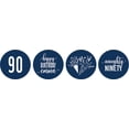 thumbnail image 1 of Darling Souvenir chocolate Candy Labels 190 Pcs Naughty 90th Birthday Custom Stickers-Navy Blue, 1 of 1