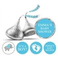 thumbnail image 1 of Darling Souvenir 190 Pcs Blue Baby Boy Chocolate Favor Stickers - Mini Candy Wrappers & Labels for Baby Shower, Sprinkle Party Decor, 1 of 2