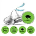 thumbnail image 1 of Darling Souvenir &nbsp;chocolate&nbsp;Candy Party Favor Graduation Theme Stickers 190 Pcs-Light Green, 1 of 2