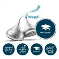 thumbnail image 1 of Darling Souvenir &nbsp;chocolate&nbsp;Candy Party Favor Graduation Theme Stickers 190 Pcs-Teal Blue, 1 of 2