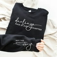 thumbnail image 1 of Darling This is Just a Chapter Not The Whole Story Sweatshirt (Black, S), 1 of 11