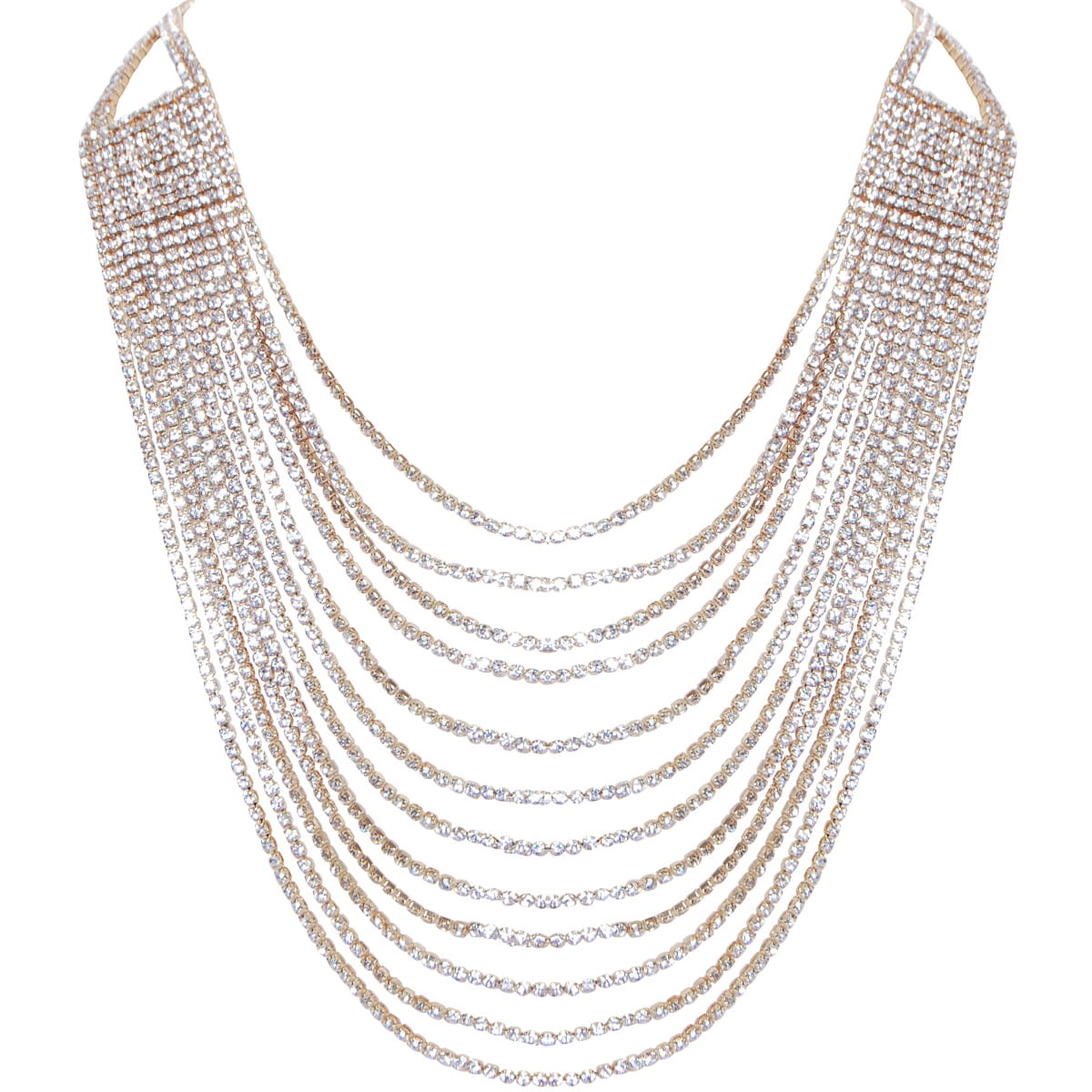 2023 New ZA Indian Statement Large Collar Choker Necklace Women Luxury  Crystal Rhinestone Big Bib Necklace Jewelry Sets - AliExpress