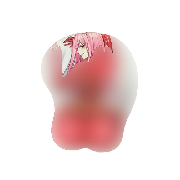 Darling Zero Two Silicone Mouse Pad Cute Desk Pad Small Wrist Pad Three-dimensional Wrist Cushion