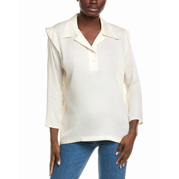 Darling womens  Zippy Blouse, l, White