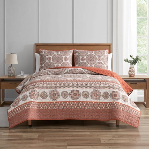 Darlington 3 Piece Full/Queen Quilt Set
