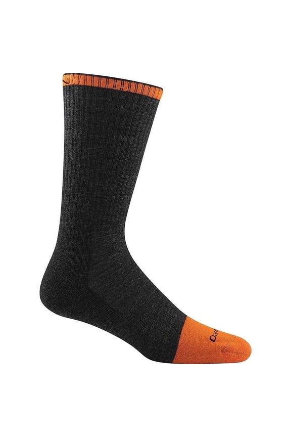 Darn Tough Men's Work Steely Boot Midweight Socks with Full Cushion Toe Box, Large Size, Graphite