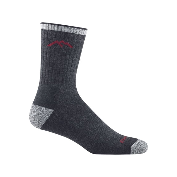 Darn Tough Hiker Micro Crew Midweight with Cushion, Black, Large