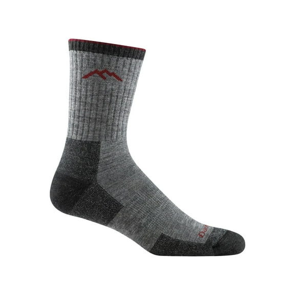 Darn Tough Hiker Micro Crew Midweight with Cushion, Charcoal, Large