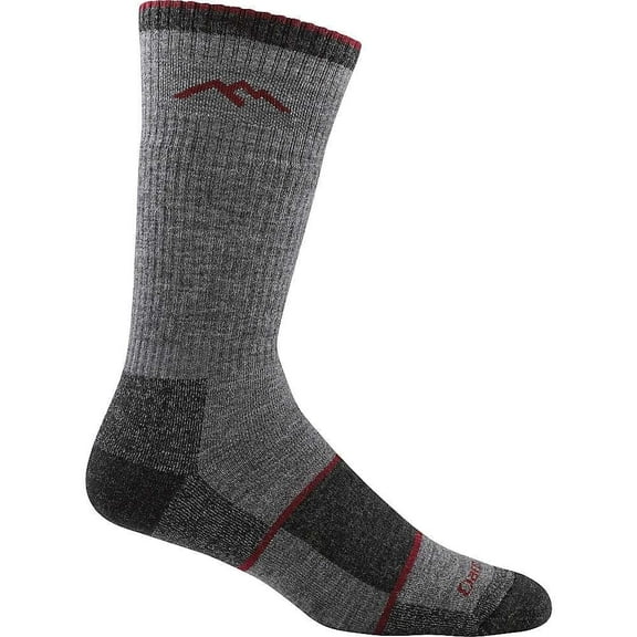 Darn Tough Men's Black Solid Print Full Cushion Socks