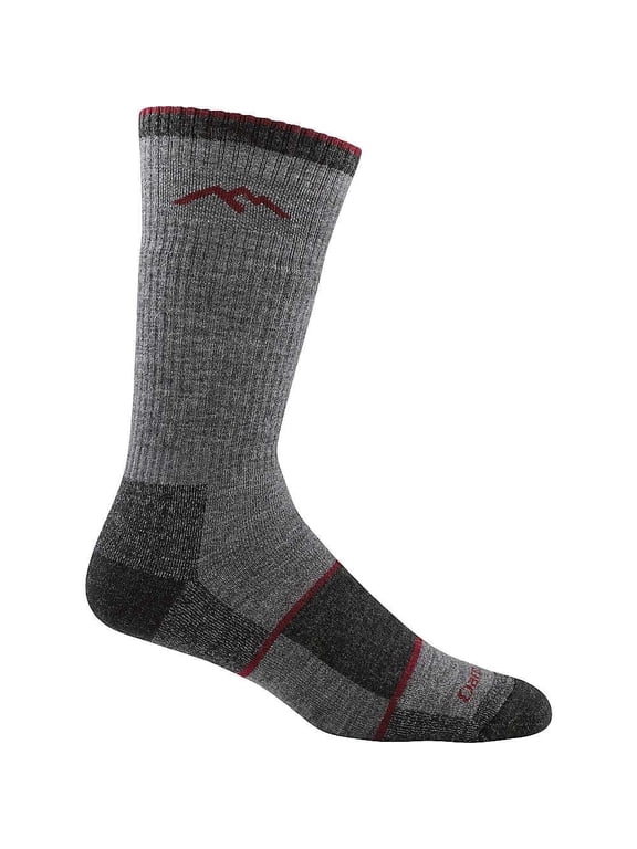 Darn Tough Men's Black Solid Print Full Cushion Socks
