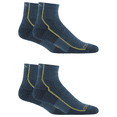 thumbnail image 1 of Darn Tough Men's Hike Quarter Midweight Hiking Socks with Cushion, Medium Size, Dark Teal (2-Pack), 1 of 7