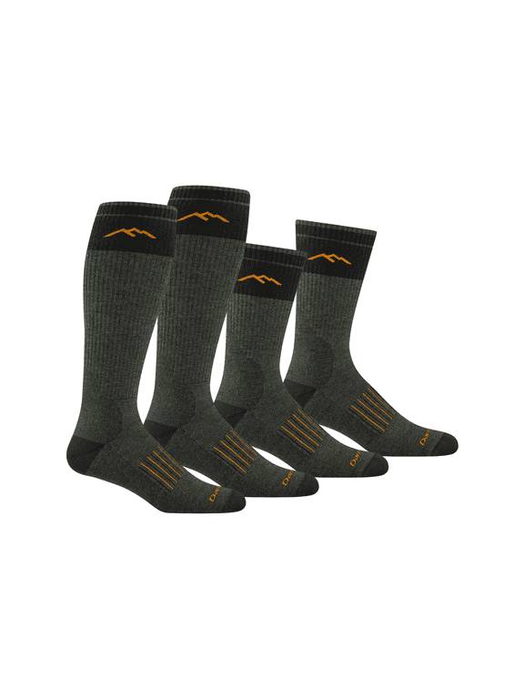 Darn Tough Men's Hunting Heavyweight Full Cushion Socks – Boot & OTC, Forest, Large (Variety Pack)