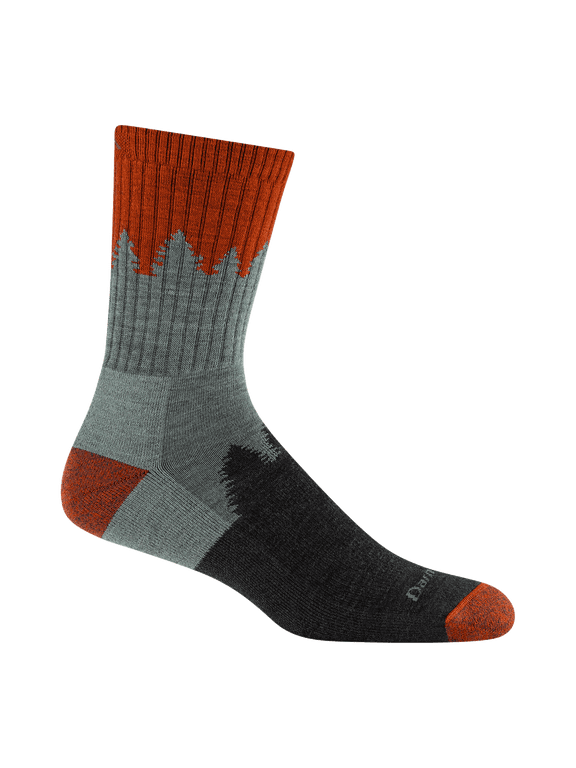 Darn Tough Men's Number 2 Micro Crew Midweight with Cushion Socks, Seafoam, X-Large