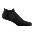 thumbnail image 1 of Darn Tough Men's Run No Show Tab Ultra-Lightweight with Cushion Sock (Style 1039) - Black, Large, 1 of 5