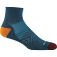 thumbnail image 1 of Darn Tough Men's Run Quarter Ultra-Lightweight Running Socks with Cushion, X-Large Size, Dark Teal, 1 of 5
