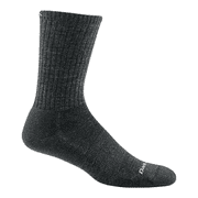 Darn Tough Mens The Standard Crew Lightweight with Cushion, Charcoal, Large