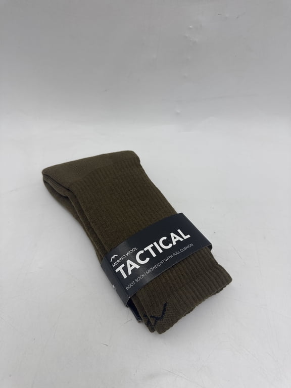 DARN TOUGH TACTICAL BOOT FULL CUSHION SOCKS T4022 UNISEX SIZE SMALL - BROWN