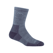 Darn Tough Womens Hiker Micro Crew Midweight with Cushion Sock, Light Denim, Medium