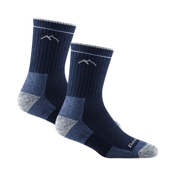 Darn Tough Women's Hiker Micro Crew Midweight with Cushion Sock (Style 1903) - Eclipse, Medium (2-Pack)