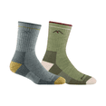 thumbnail image 1 of Darn Tough Women's Hiker Micro Crew Midweight with Cushion Socks, Mint & Sage, Medium (Variety Pack), 1 of 6