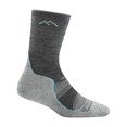 thumbnail image 1 of Darn Tough Women's Light Hiker Micro Crew Lightweight with Cushion Sock (Style 1967) - Grey/Slate, Medium, 1 of 5