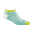 thumbnail image 1 of Darn Tough Women's Run Coolmax No Show Tab Ultra-Lightweight Running Socks with Cushion, Small Size, Aqua, 1 of 6