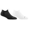 thumbnail image 1 of Darn Tough Women's Run Coolmax Variety Pack No Show Tab Ultra-Lightweight Running Socks with Cushion, Small Size, Black & White, 1 of 5
