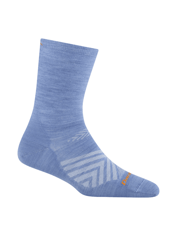 Darn Tough Women's Run Micro Crew Ultra-Lightweight Socks, Vapor, Medium