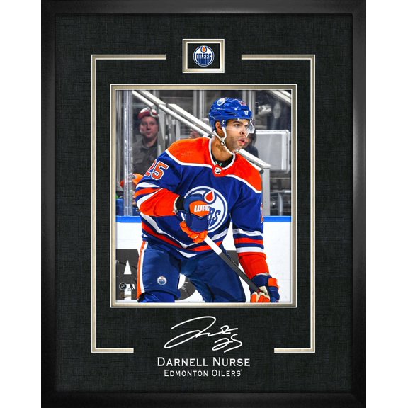 Darnell Nurse 16x20 Replica Signature Frame Oilers