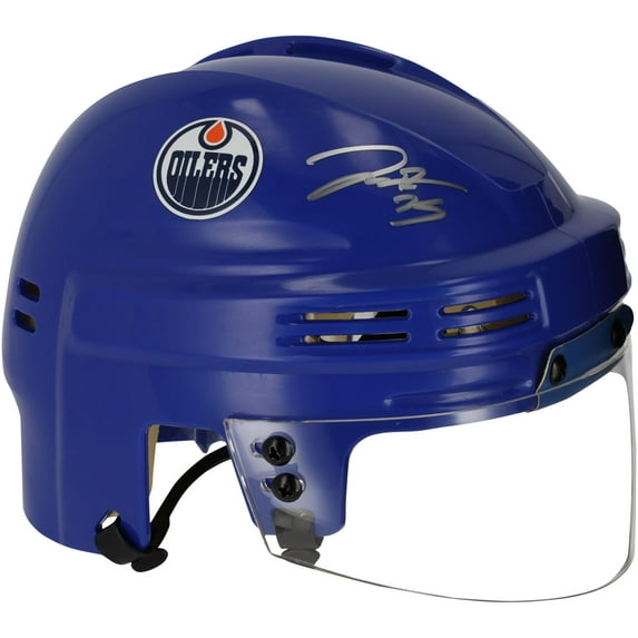 Darnell Nurse Edmonton Oilers Autographed Royal Blue Mini Helmet - Fanatics Authentic Certified