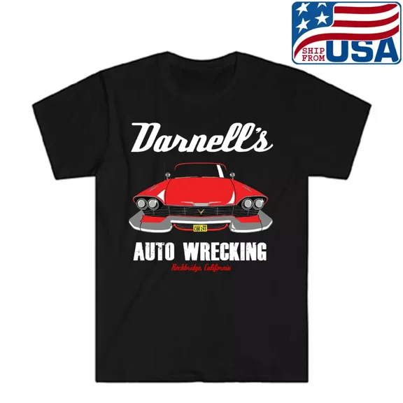 Darnell's Auto Wrecking Men's Black Size S to 5XL