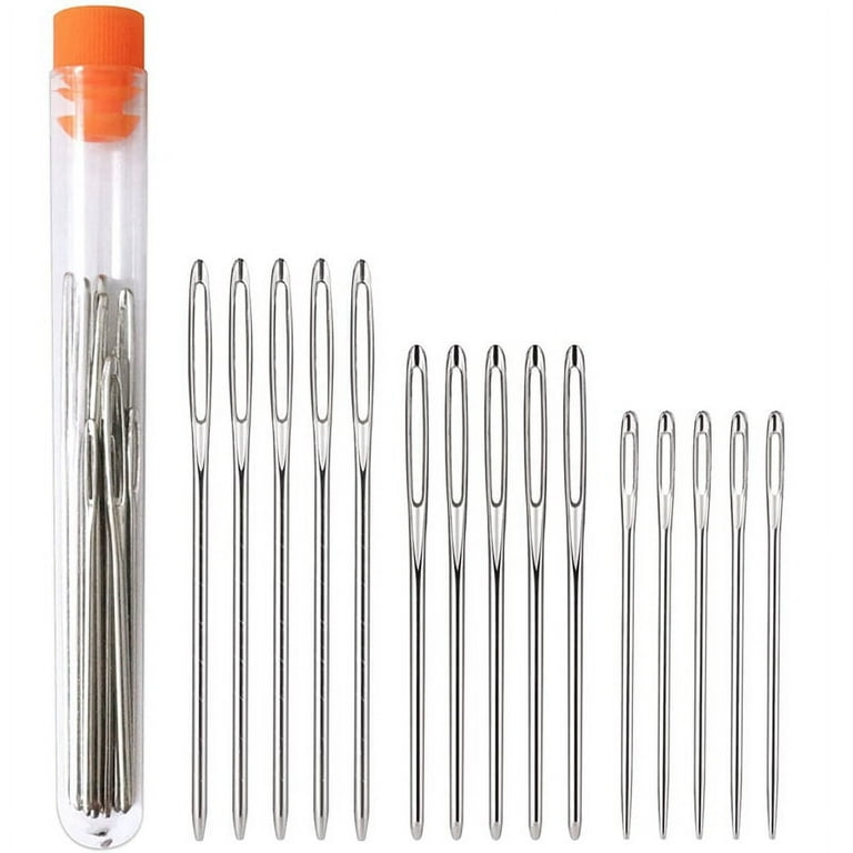 Hornbeam needle tube with darning needles