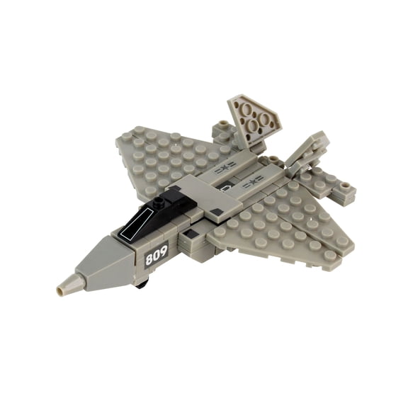 Daron F-22 Raptor 80 Piece Construction Set Toy