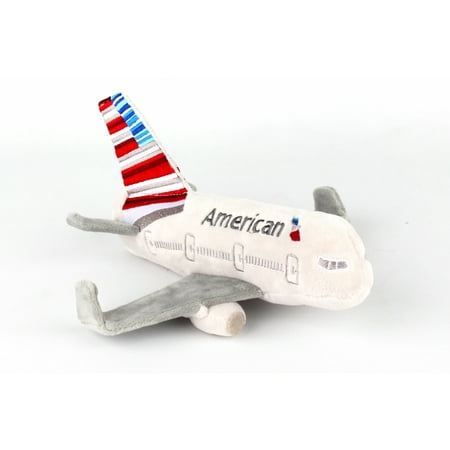 Daron American Airlines Plush Airplane with Sound Play Vehicles