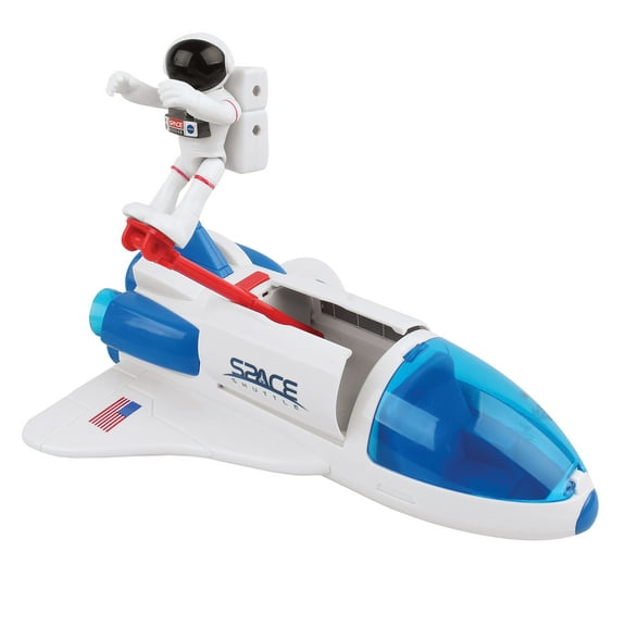 Daron NASA Space Adventure Series: Space Shuttle with Lights & Sounds & Figure, Approx 9" X 7"