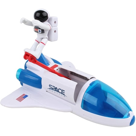 Daron NASA Space Adventure Series: Space Shuttle with Lights, Sounds & Figure, Approx. 9" x 7"