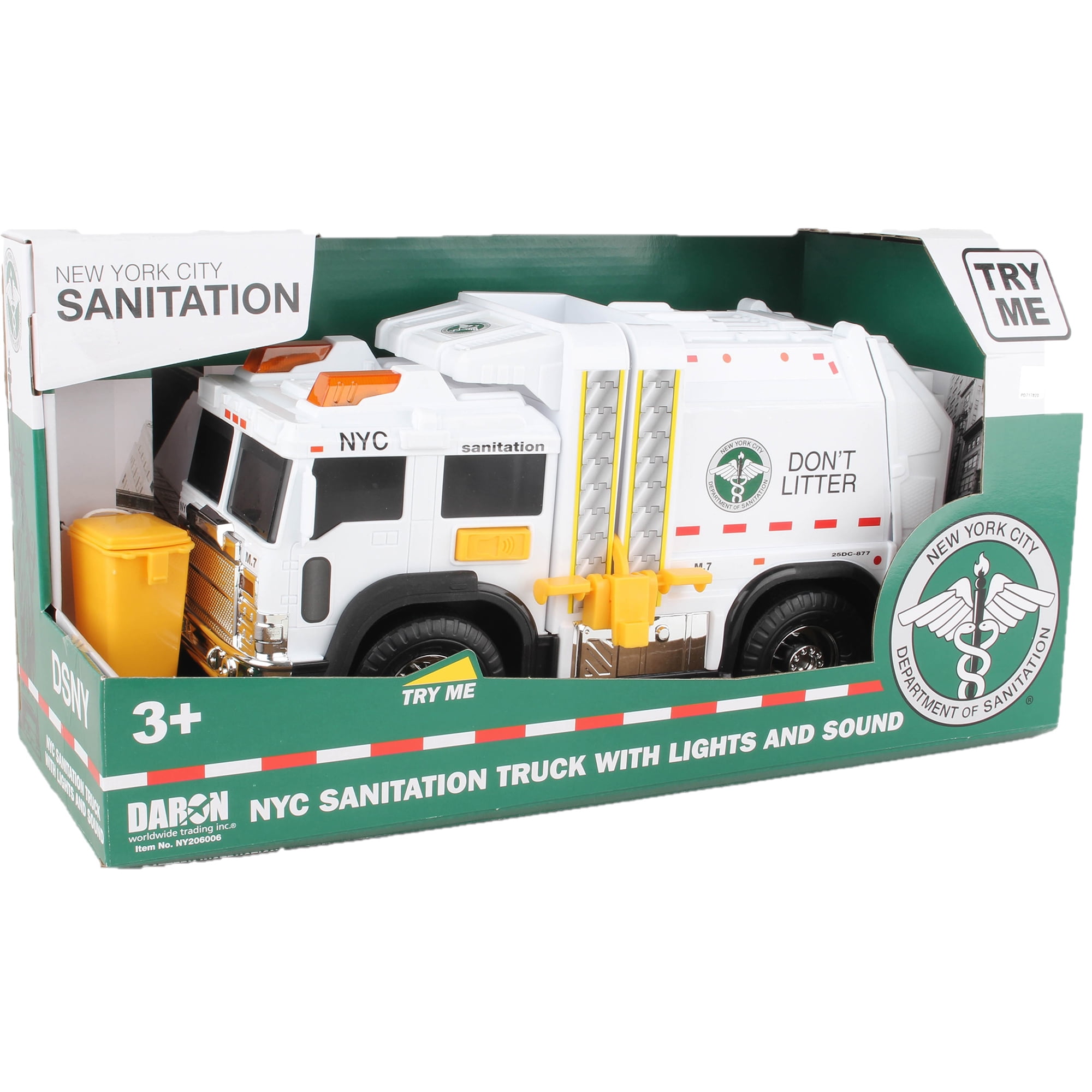 Daron New York City Department of Sanitation Garbage Truck w/ Lights & Sound