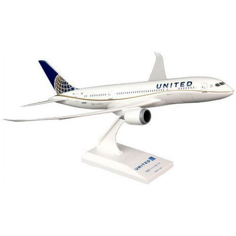 Daron Skymarks United 787-8 Airplane Model Building Kit, 1/200-Scale