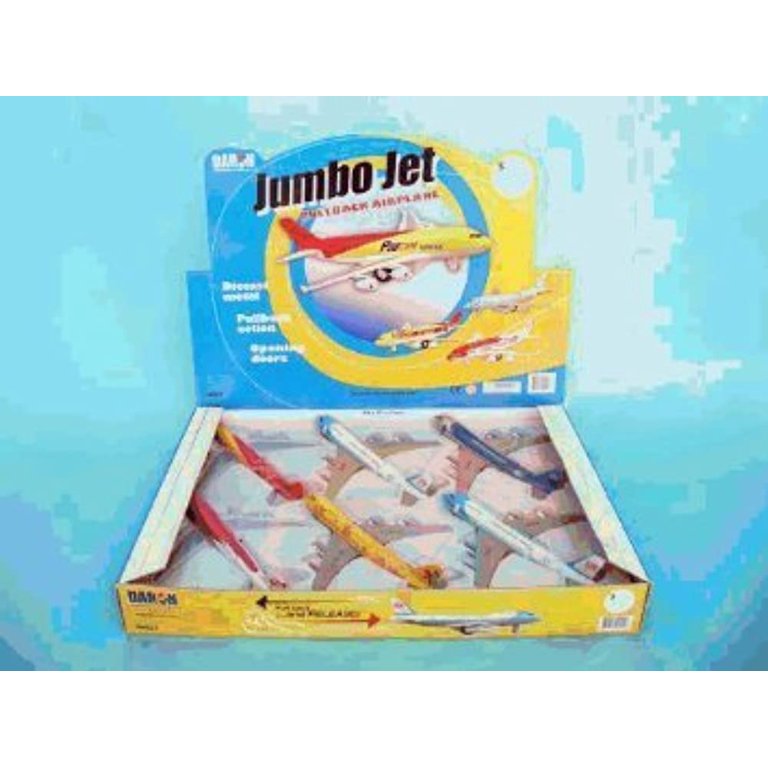 ２体セット販売 アメリカのカントリー・ドール FANNY TURGEON'S Daron TM627 Jumbo Jet Pullback Toy - 6 Piece Assortment - Walmart.com