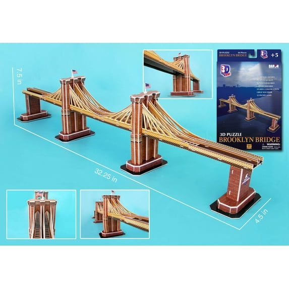 Daron Toys Brooklyn Bridge 3D Puzzles