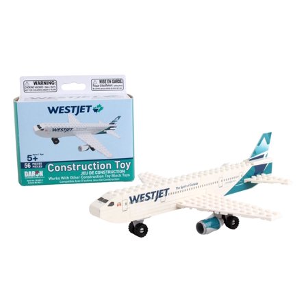 Daron Worldwide Trading BL461 Westjet 55 Piece Contstruction Toy