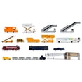 thumbnail image 1 of Daron Worldwide Trading  HE519472A Herpa 19 Piece Ground Equipment New Colors, 1 of 2