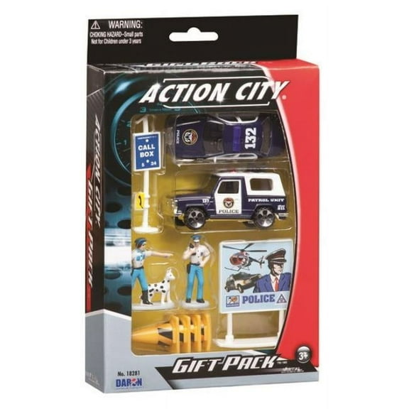 Daron Worldwide Trading RT38941P Police Dept. 10 Piece Gift Set