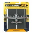thumbnail image 1 of Boeing B-17 Flying Fortress Bomber Aircraft Silver Metallic "United States Army Air Force" with Runway Section Diecast Model Airplane by Runway24, 1 of 5