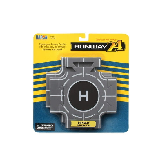 Runway Intersections 2 Piece Set for Diecast Models by Runway24