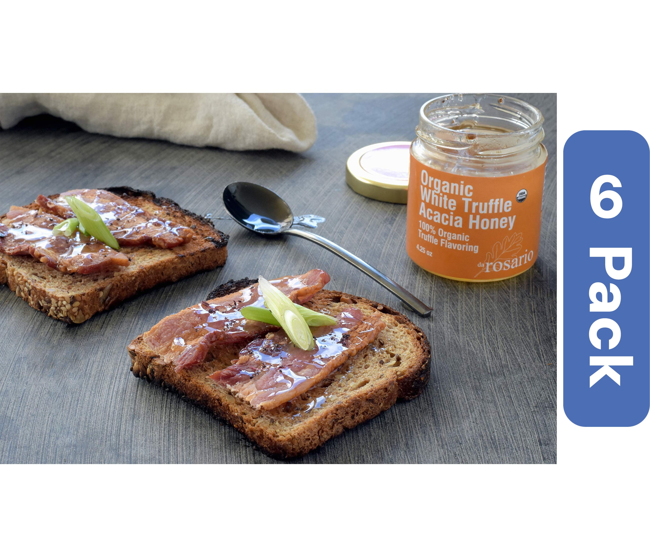 Darosario Organics White Truffle Honey Organic 4.25 oz (Pack Of 6)