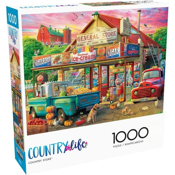 Darrell Bush - Canoe Lake - 1000 Piece Jigsaw Puzzle For Adults - Challenging Puzzle Perfect for Game Nights - Finished Size Is 26.75 x 19.75