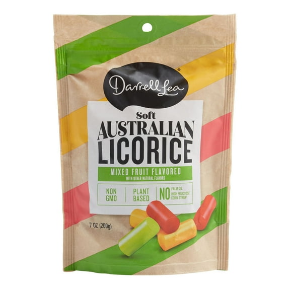 Darrell Lea Mixed Fruit Soft Australian Licorice 7 oz. 2 each