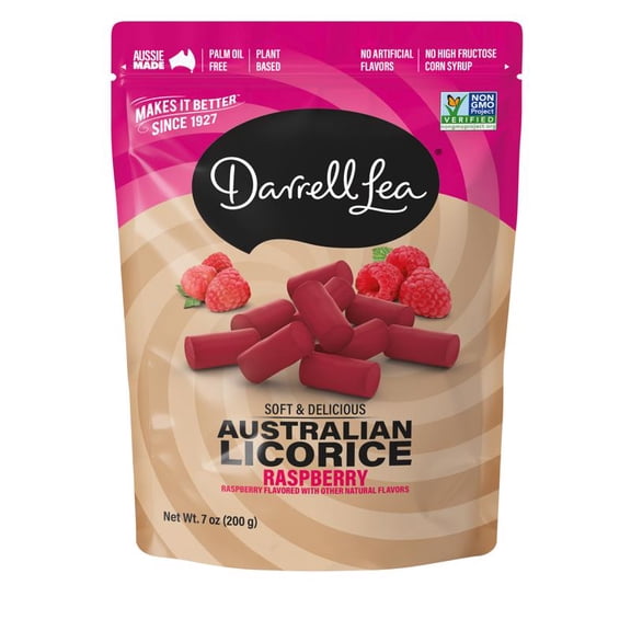 Darrell Lea Australian Raspberry Licorice 7 oz