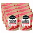 Darrell Lea Soft Australian Licorice, Strawberry Flavor, 7 Bag (8Pack) NonGMO, No Palm Oil